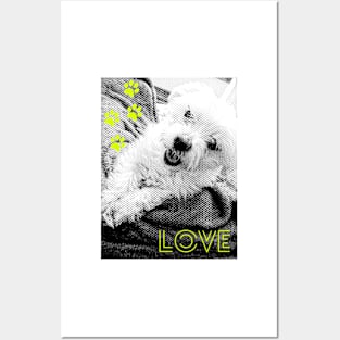 Love my dog V Posters and Art